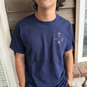 DMJ 2025 Sophomore Small Crest Navy T-Shirt